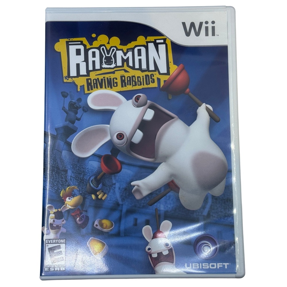 Rayman Raving Rabbids Nintendo Wii Video Game Ubisoft 2006